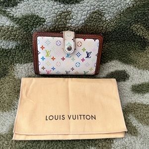 Authentic Louis Vuitton Murakami Multi-Color Wallet w/Dust Bag